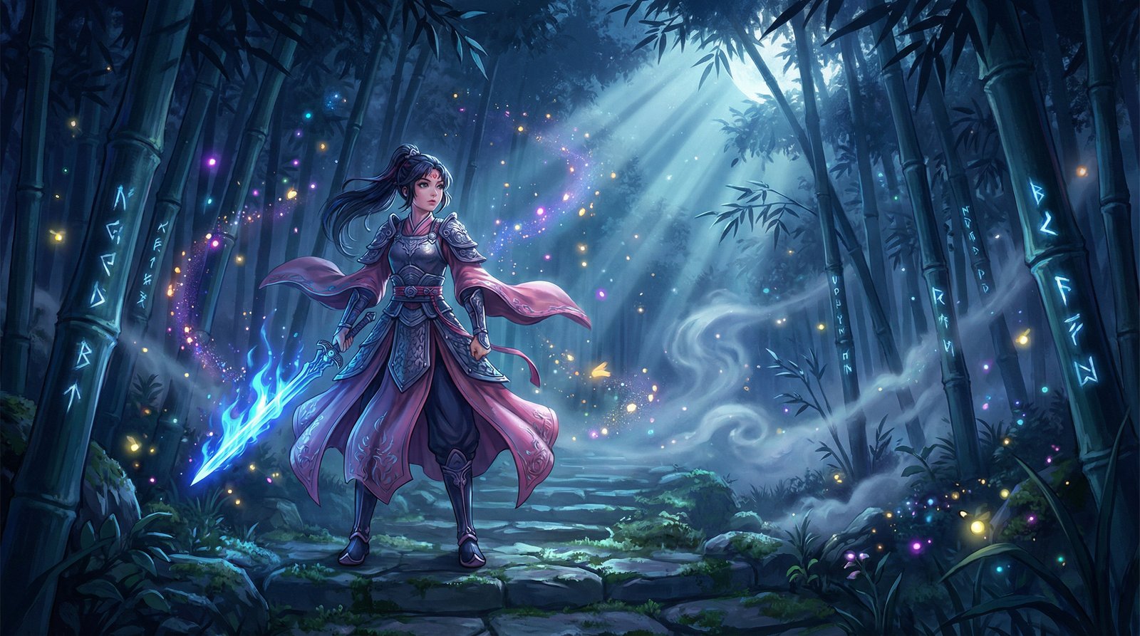 抖荫短视频视频教程-竹林剑舞